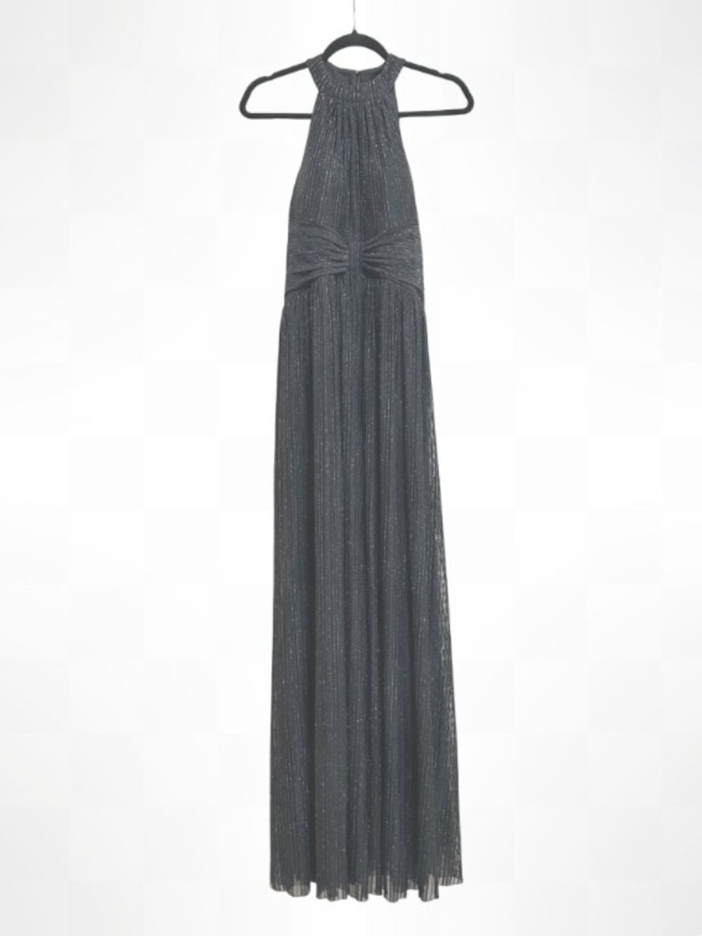 EVER PRETTY Black Floor Length Halter Evening Gown Size 6 - Picture 5 of 15